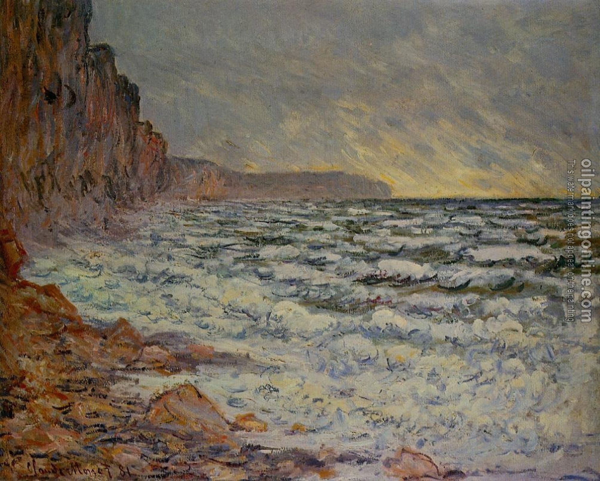 Monet, Claude Oscar - Fecamp, by the Sea